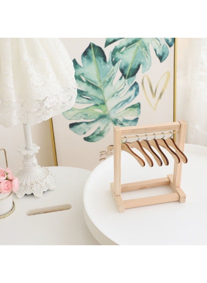 Cotton Doll Hanger Clothes Support Lamb Doll Hyaluronic Acid Duck Clothes Hanger 20cm Doll BJD Product-Color:☙See Details For Details-Specifications:☙Small Clothes Hanger + 6 Clothes Stays - Image 1