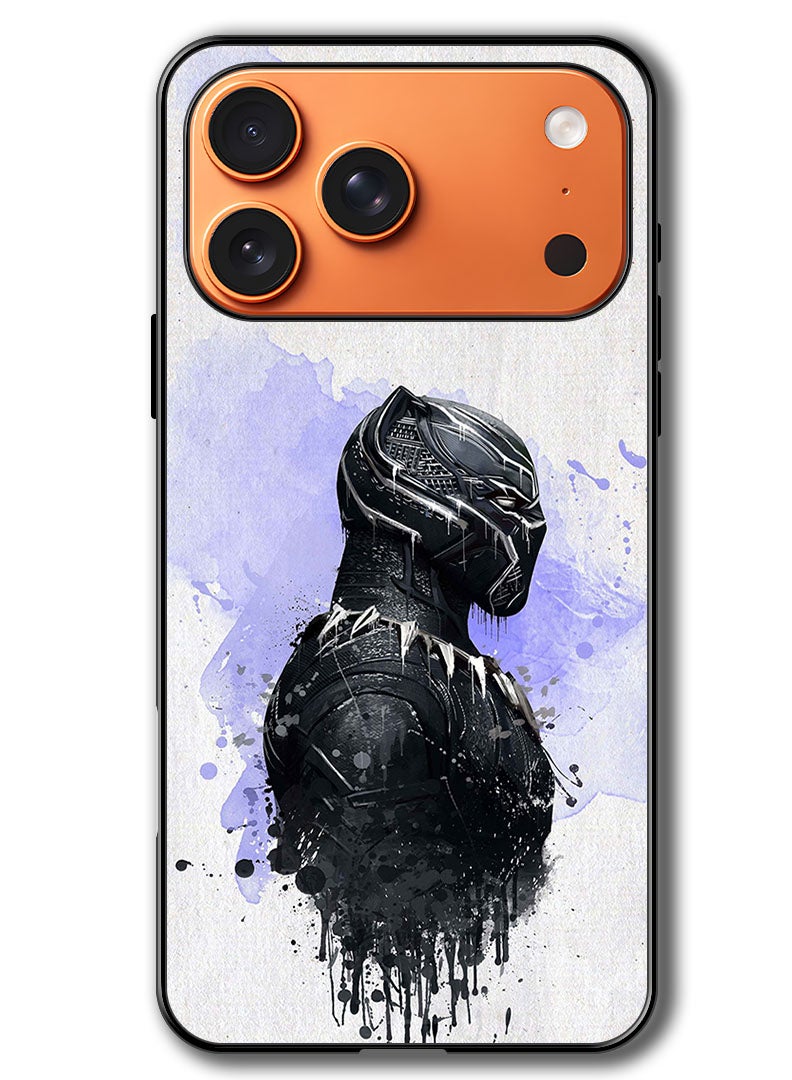 Theodor Case Compatible with Apple iPhone 17 Pro Max 6.9 Inch Protection Shockproof Bumper Cover Black Panther - Image 1