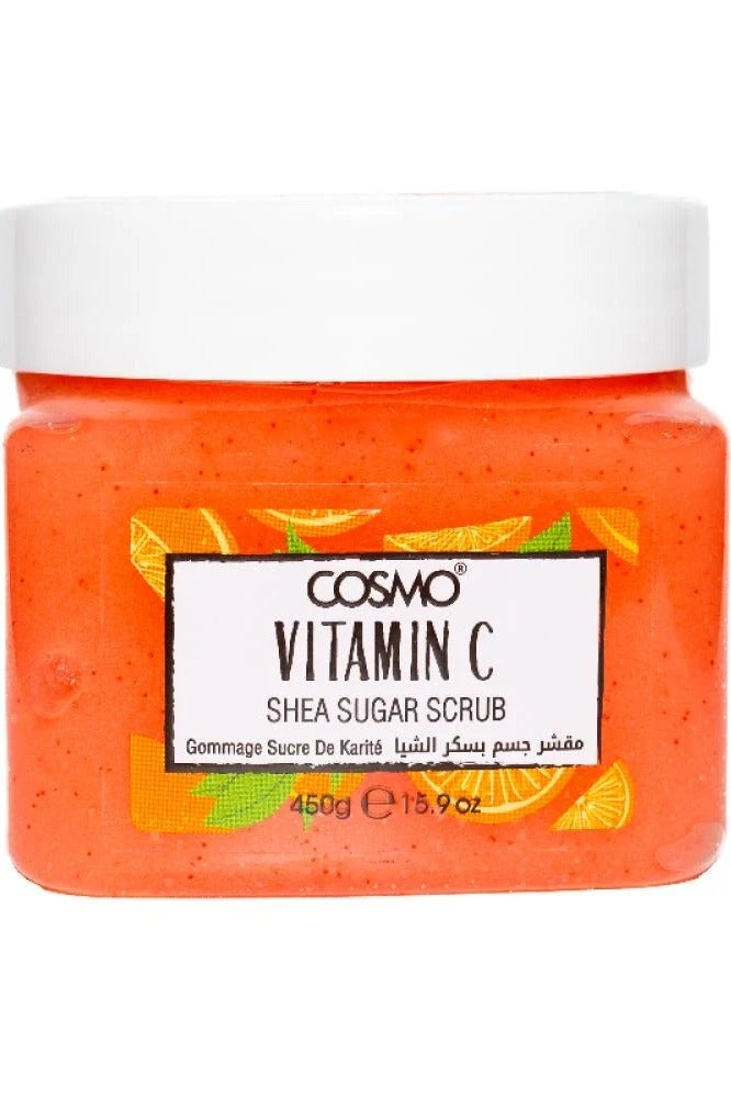 كوزمو مقشر السكر بزبدة الشيا و فيتامين سي 450 جرام - Image 1