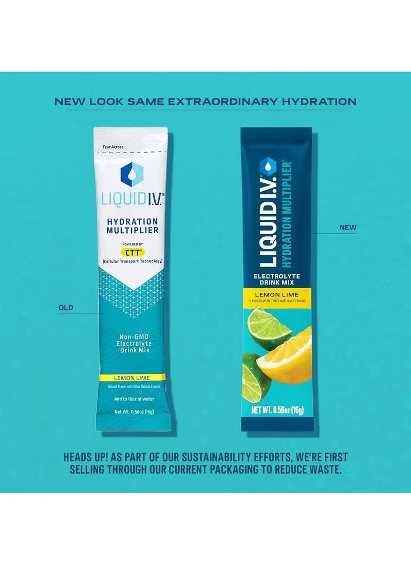 Liquid I.V. Liquid IV Electrolyte Multiplayer Kit With Lemon Extract, 16 Pieces  - Image 2