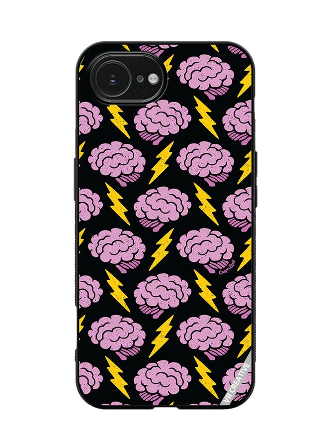 VR CREATIVE Protective Case Cover For Apple iPhone 16e Thunder Design Multicolour