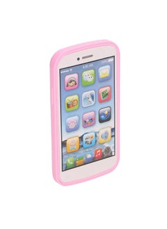 NIBEMINENT Kids English Learning Machine Touching Screen Phone Shaped Language Educational Pink  - Image 4