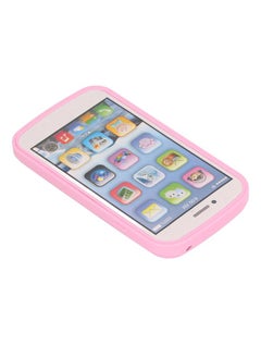 NIBEMINENT Kids English Learning Machine Touching Screen Phone Shaped Language Educational Pink  - Image 3