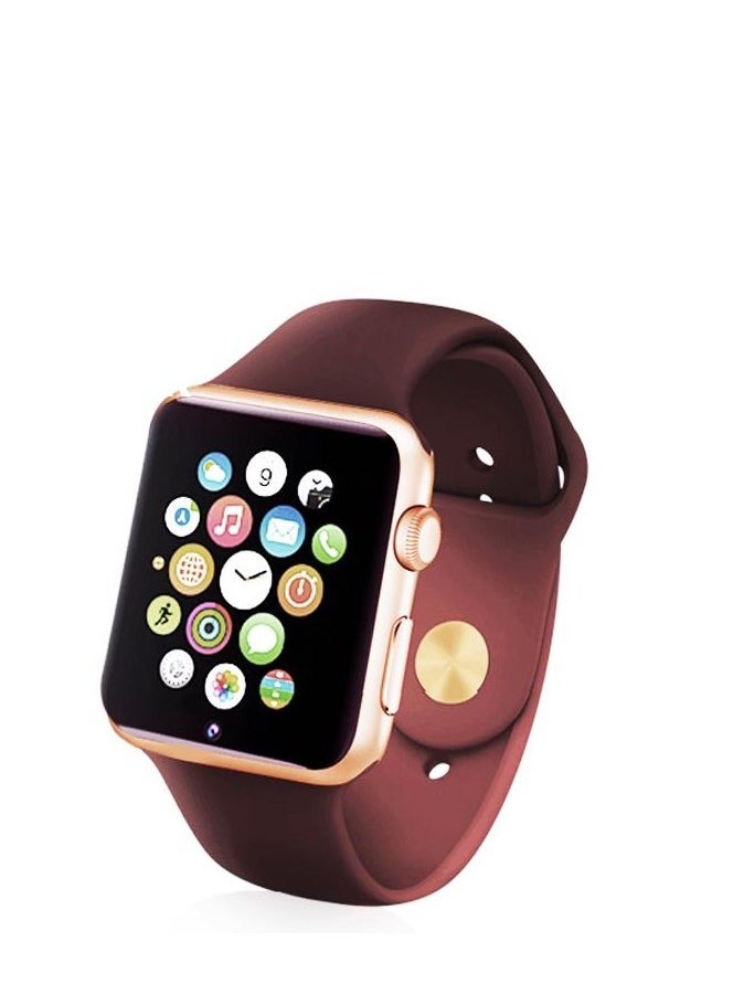 A1 Mobile Smart Watch with Memory and Sim Card Slot - Gold