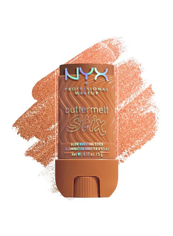 NYX Professional Makeup Buttermelt Stix, Glow Boosting Stix, up to 8 HR wear, It's Giving Melt