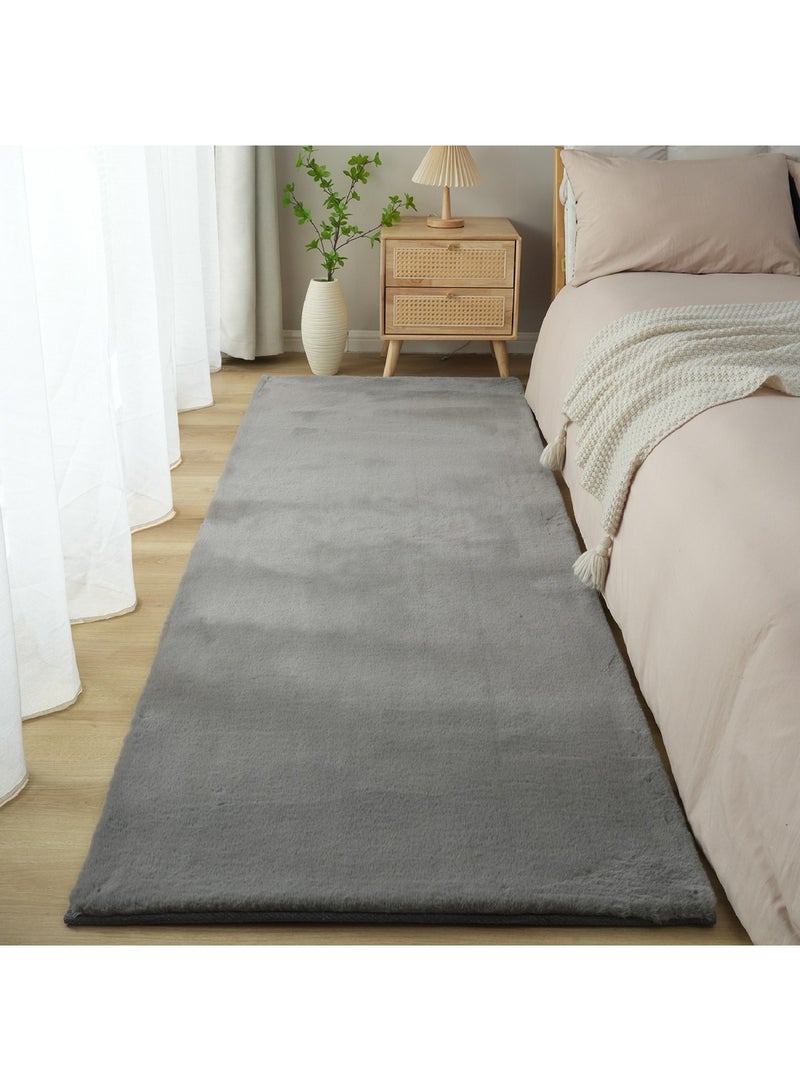Home Box Faux Rabbit Fur Rug 230 x 80 cm - Image 1