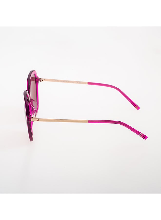 Benetton Women's Square Sunglasses - BE7039 - Lens Size: 54 Mm - Image 3