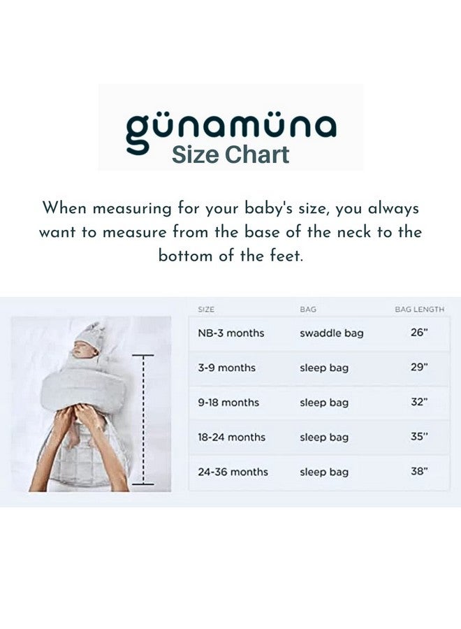 GUNAMUNA Unisex Baby Sleep Bag, Sleep Sack Sleeping Bag for Infants Toddlers, Easy Changing Diaper Zipper, 2.6 TOG, Goose, 9-18 Months - Image 5
