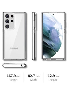 Houmt Samsung Galaxy S25 Ultra Case Transparent Yellowing Resistant Anti-Scratch Shockproof Galaxy S25 Ultra Cover Drop Protection Phone Case for Samsung Galaxy S25 Ultra 6.8 inch  - Image 4