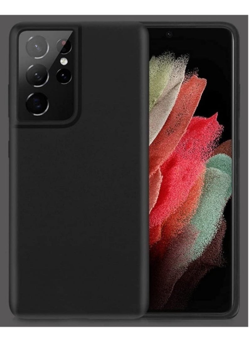 إيف غطاء حماية من السيليكون مصمم لهاتف سامسونج جالاكسي S21 بلمسة نهائية غير لامعة من جل المطاط السائل فائق النعومة - Image 3