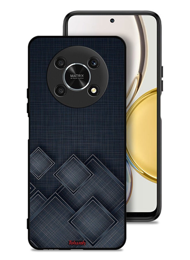 Tolwak Honor X9 5G Protective Case Cover Squares Pattern On Cloth - Image 1