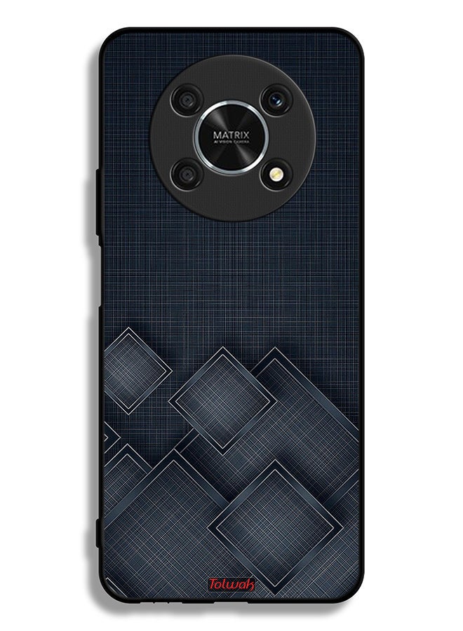 Tolwak Honor X9 5G Protective Case Cover Squares Pattern On Cloth - Image 2