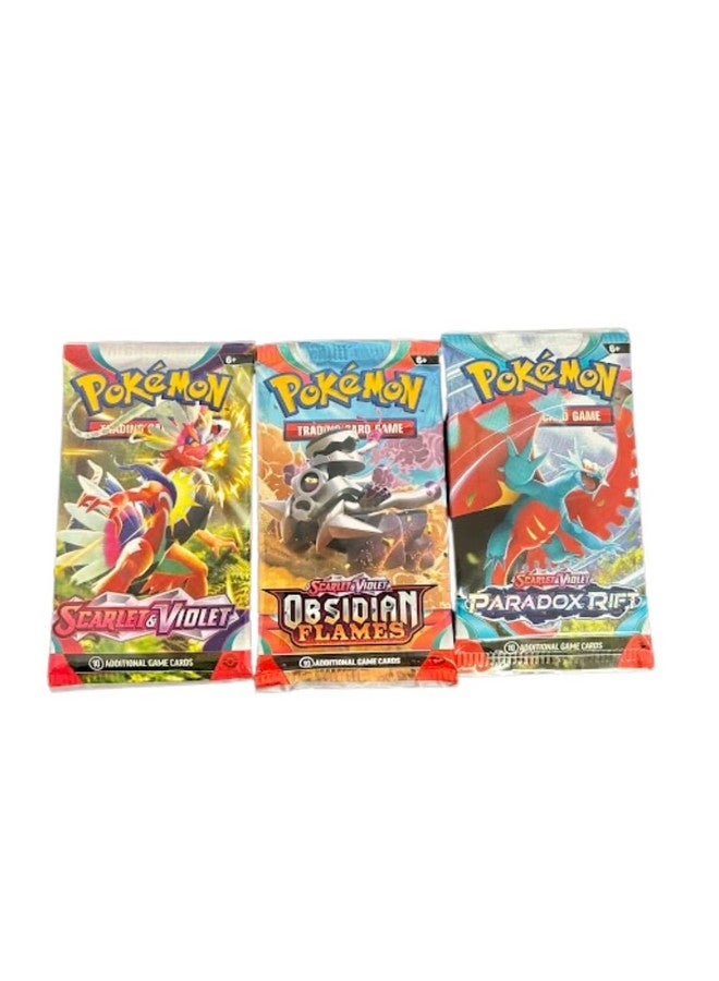 Pokemon Pokemon Trading Card Game | Sealed 3 Booster Pack Lot | 100% Trusted Authentic Product from The Pokemon Brand | 30 Cards Total | Random Odds for Rare, Holo, V, VMAX & VSTAR Cards