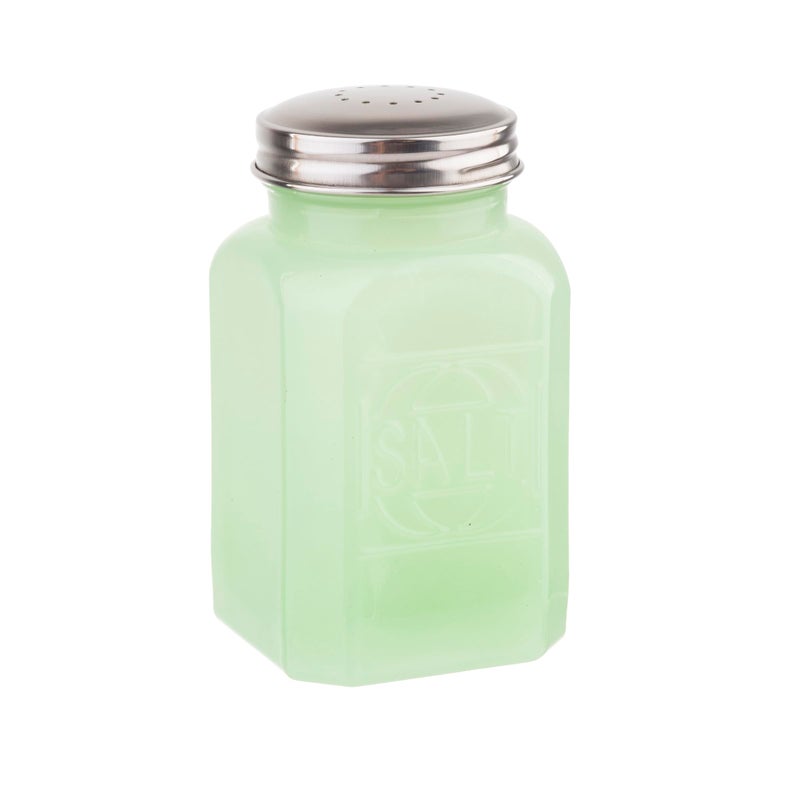 Tablecraft Salt Shaker with Metal Top 25 x 25 x 45 Green