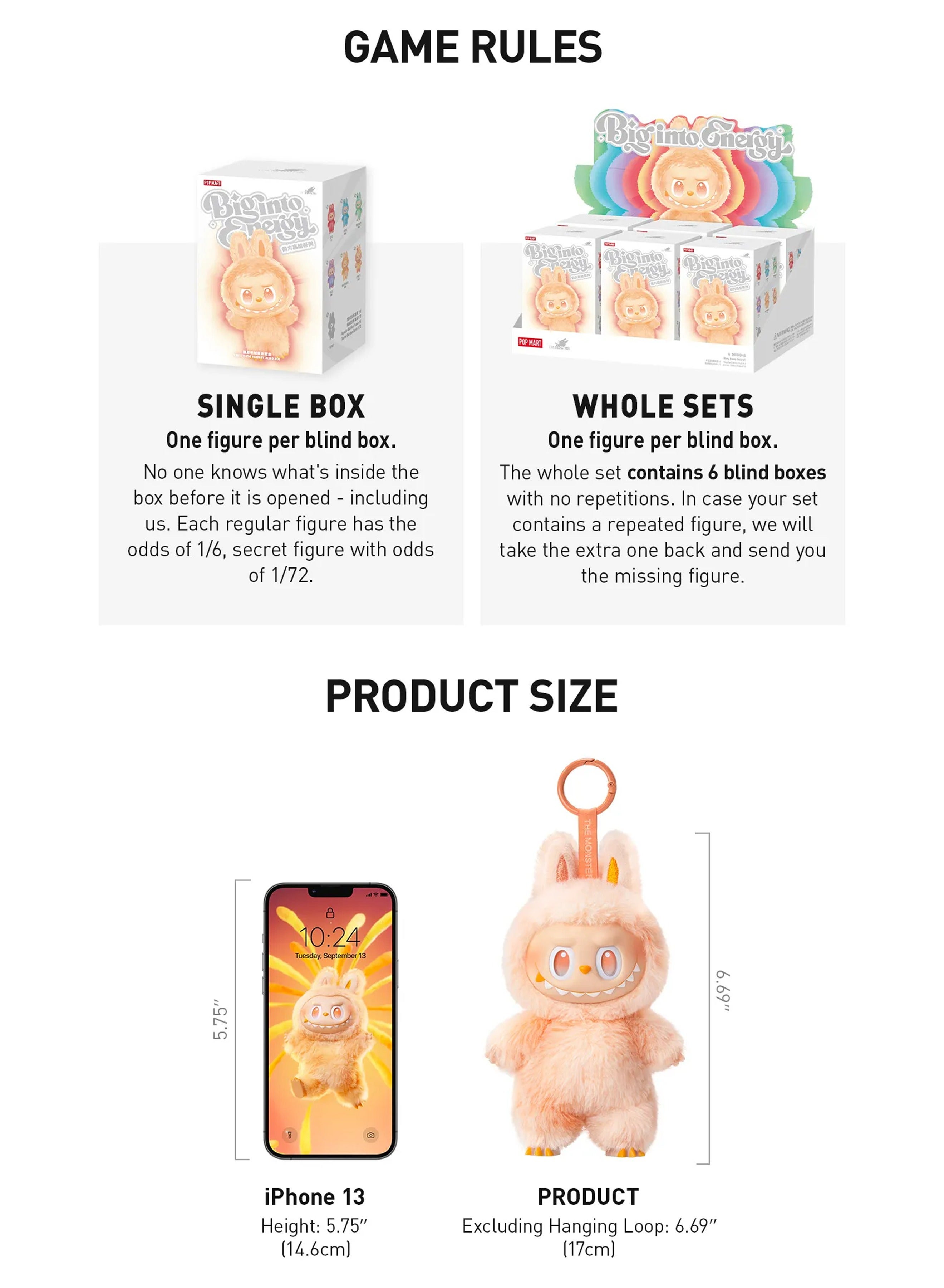 Buy POP MART Labubu - THE MONSTERS - Big into Energy (V3