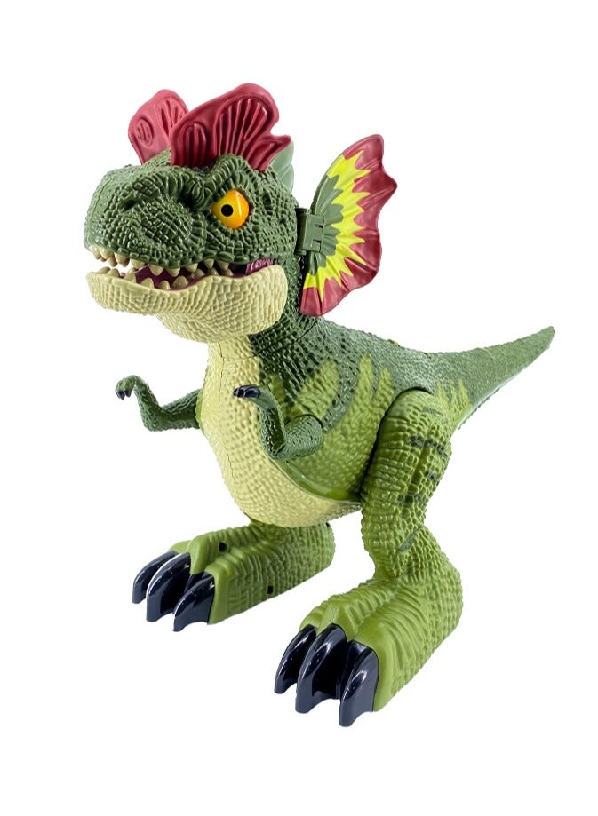 A remote control interactive dinosaur that supports movement and rotation around itself 360 degrees. It interacts with steam and sound  - Image 2