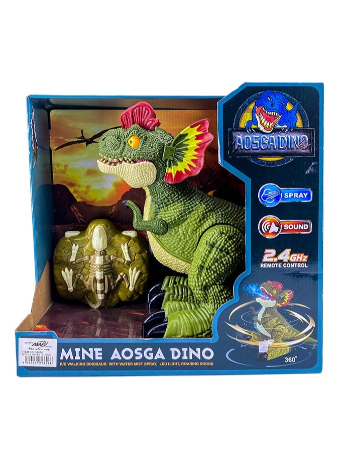 A remote control interactive dinosaur that supports movement and rotation around itself 360 degrees. It interacts with steam and sound  - Image 4