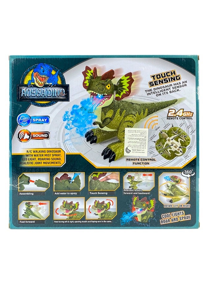 A remote control interactive dinosaur that supports movement and rotation around itself 360 degrees. It interacts with steam and sound  - Image 5