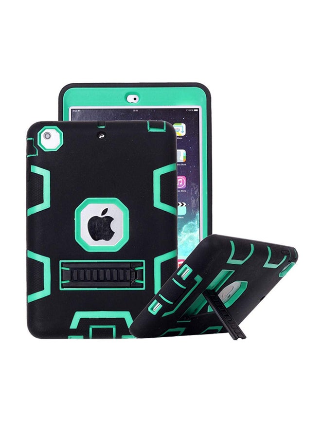 Hybrid Rigid Rubber Rugged Case Cover For Apple iPad Pro Black/Green - Image 1
