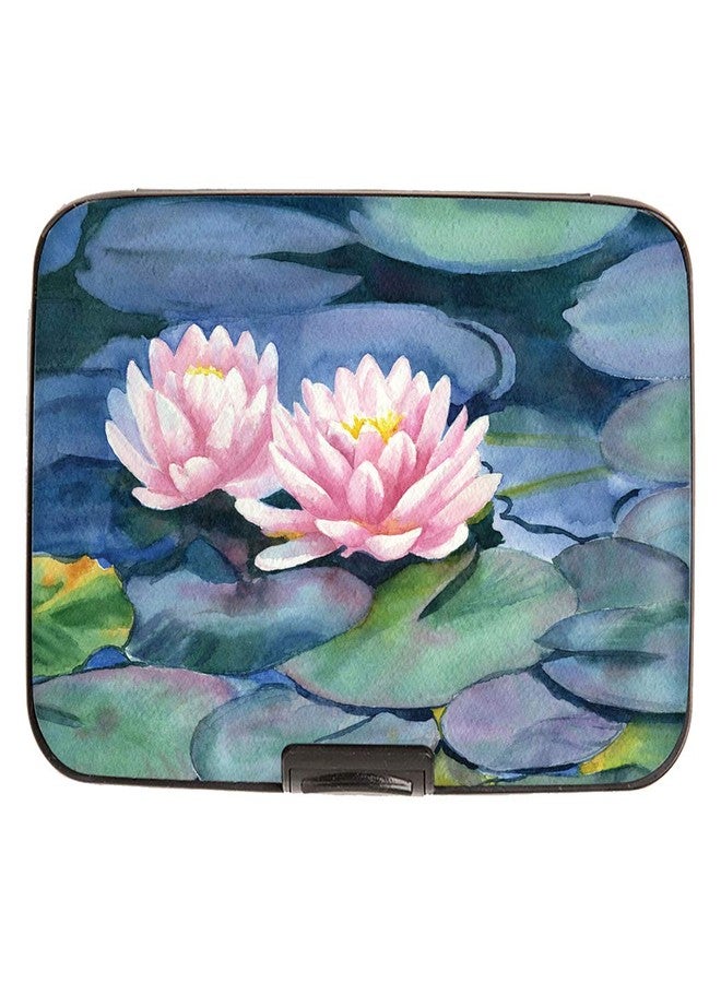MONARQUE RFID Secure Armored Wallet - Water Lily by Claude Monet - Image 1