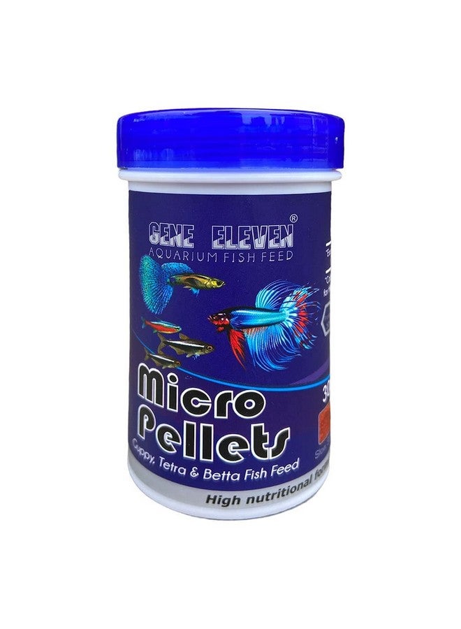 VAYINATO Aquatic Remedies Gene Eleven Slow Sinking Micro Fish Pellets, 100G For Tetra, Guppy, Barb And Betta Feed, 0.6 Mm, 46% Protein - All Life Stages - Image 3