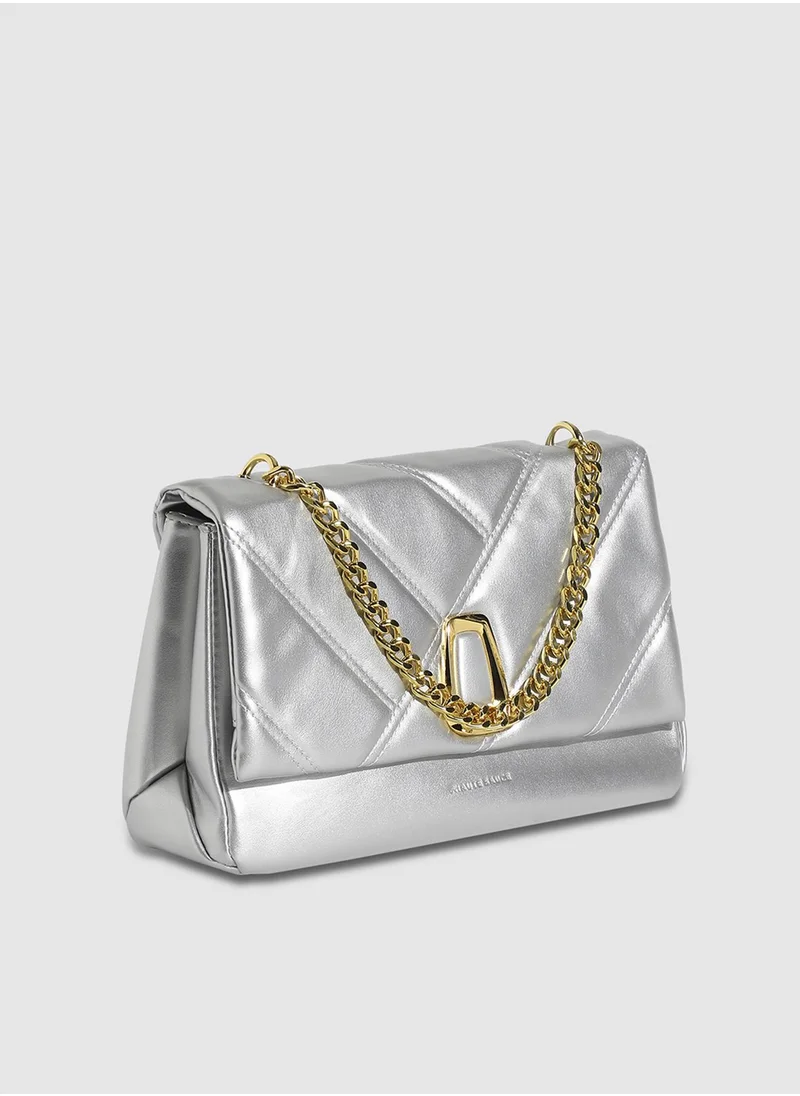 Haute Sauce Quilted Chain Handbag