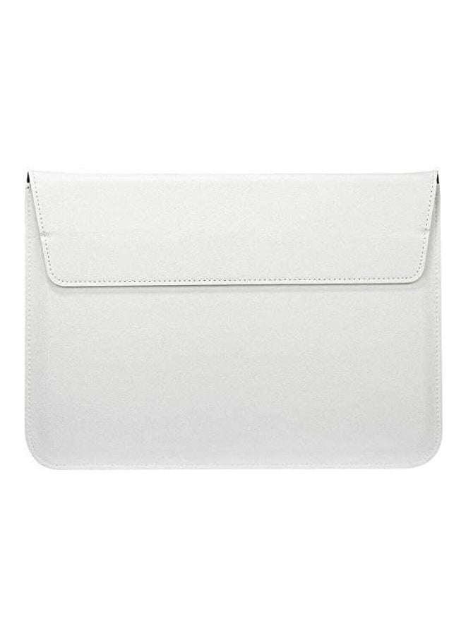 NIBEMINENT 13 Inch Laptop Sleeve Case Compatible With MacBook Air White  - Image 1