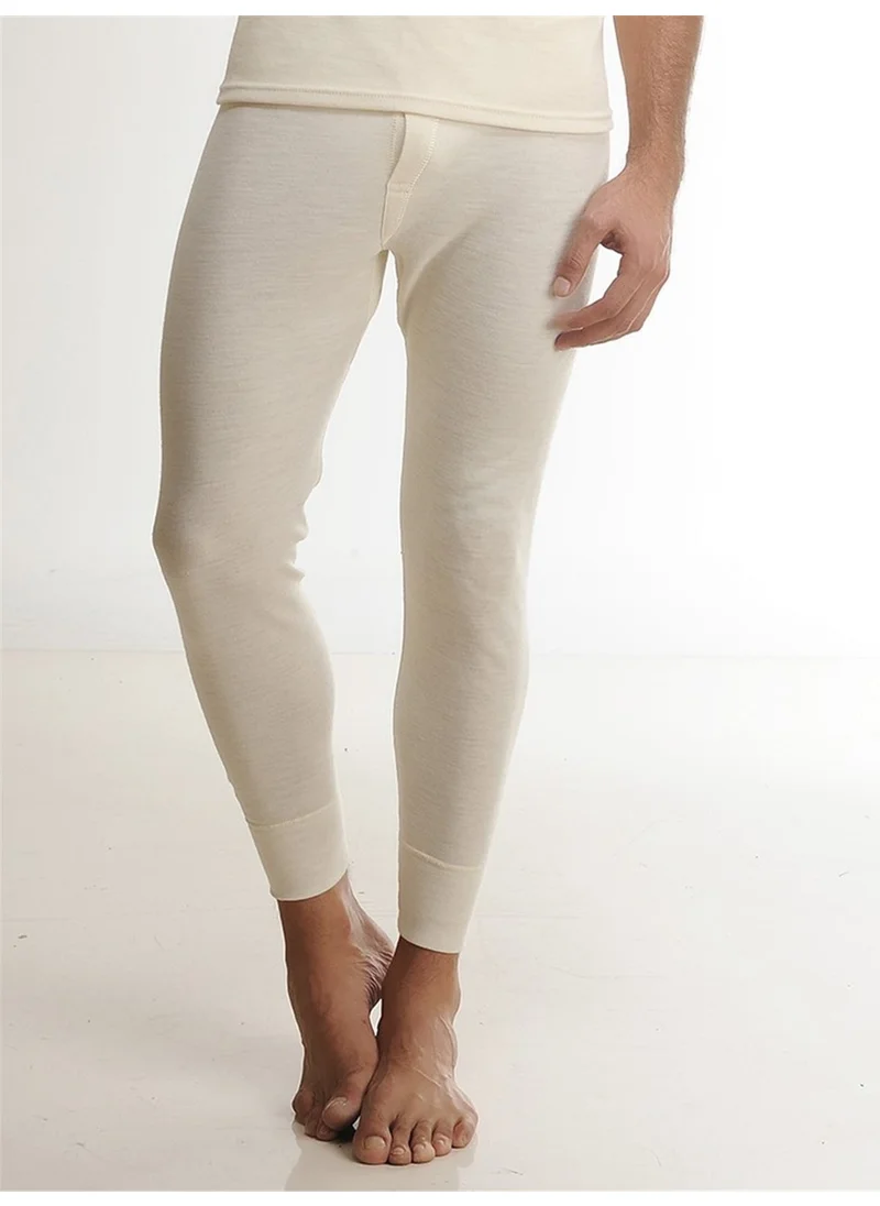 Hasyün 2105 Cream Wool Men's Long Underwear