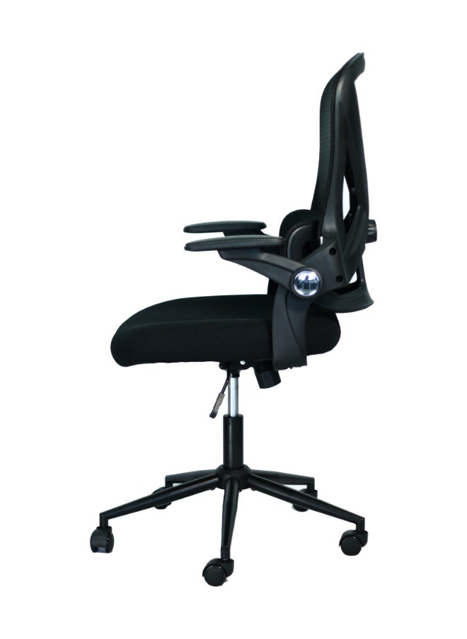 Switch - Ergonomic Home Office Chair, With Swivel Function, Height Adjustable, Durable Build, Breathable Mesh Fabric, Easy Assembly, Reliable and Durable, Black - Image 1
