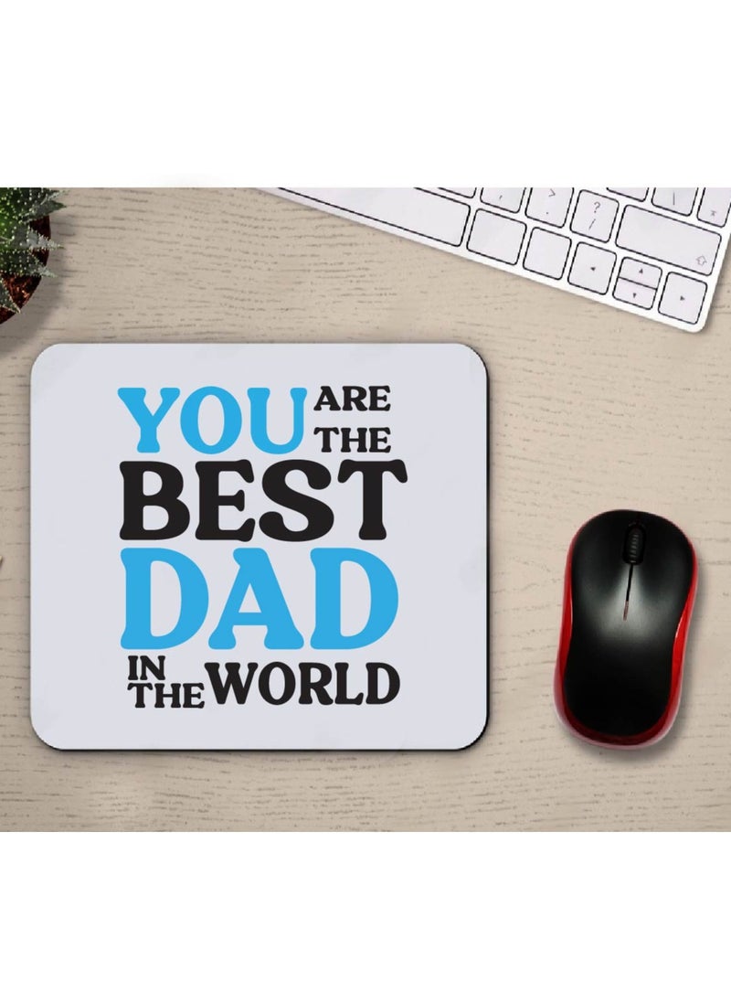 PRINTSHOP4ME Father's Day Mouse Pad - Father's Day Mouse Pad with Shortcut Reference Guide for Mac OS, Windows - Father's Day Design Printed Mouse Pad for PC, Laptop, Gaming - Gift for Father's Day  - Image 2