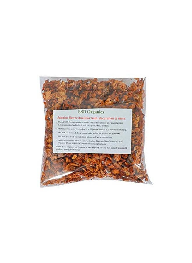 BSD Organics Jasmine Flower Dried For Bath Decoration & More 50 Gms  - Image 1