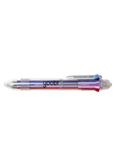 8 Color Retractable Ballpoint Pen Clickable Ballpoint Multi-ink Pen