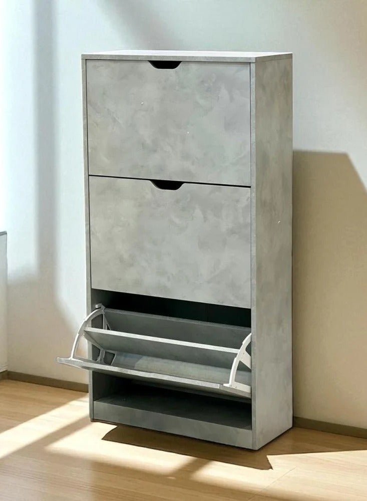 DORA Shoe Cabinet with Three Storage Drawers