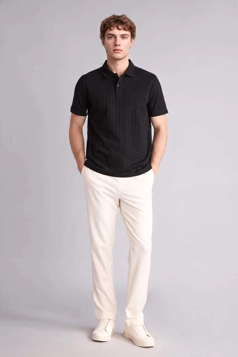 DeFacto Regular Fit Short Sleeve Polo T-Shirt