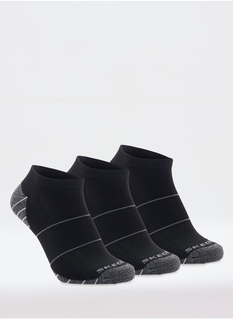 SKECHERS 3 Pack Extended Terry Low Cut Socks  - Image 1