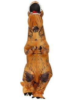 GGEROU Dinosaur Adult Costume Inflatable T-Rex Costume Funny Cosplay Costume Party Blow Up Costumes  - Image 3