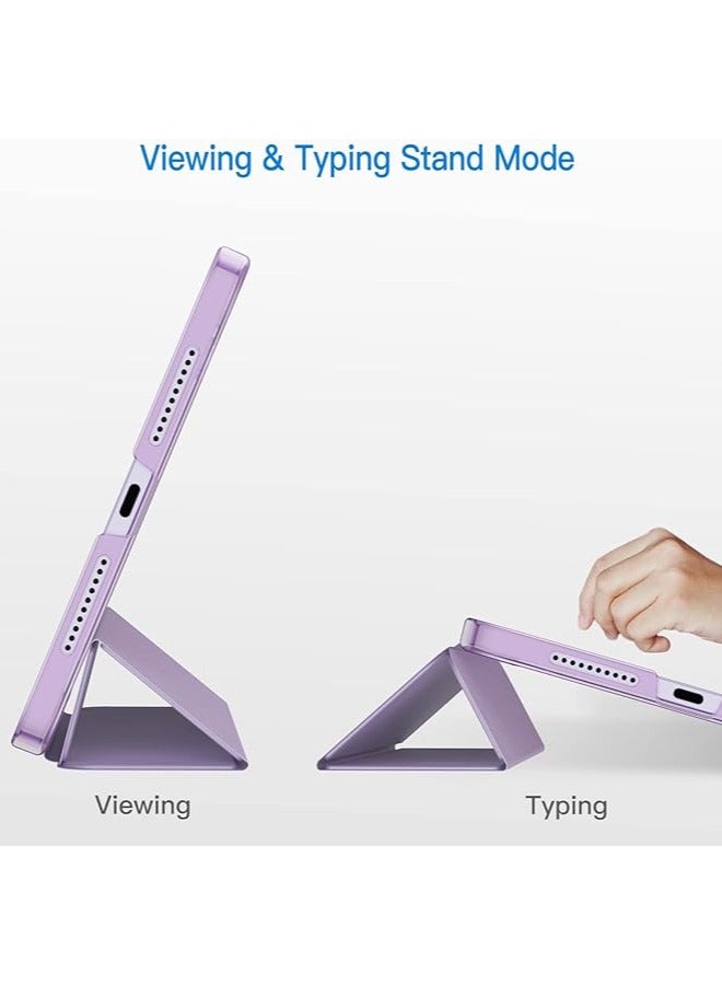 Case for iPad mini (A17 Pro, 2024 Model, 7th Generation) / mini 6 (2021 Model, 6th Generation), Slim Stand Hard Back Shell Smart Cover with Auto Wake/Sleep - Image 4