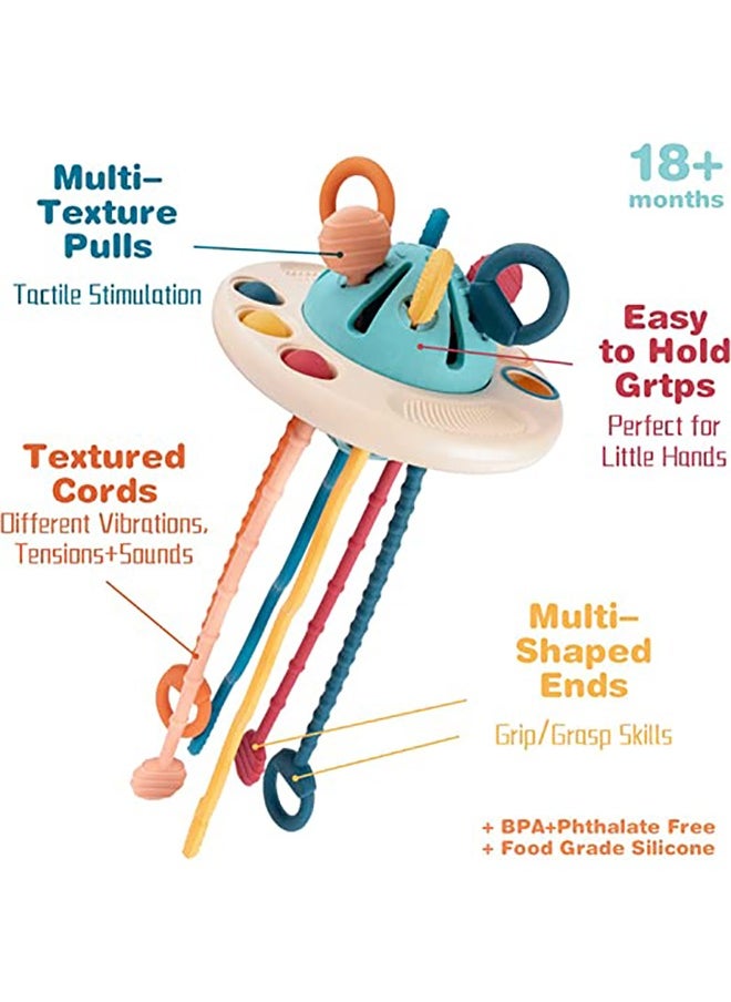 Haidue Baby Sensory Montessori Silicone Toy Developing Fine Motor Skill Birthday Gift for Toddlers  - Image 2