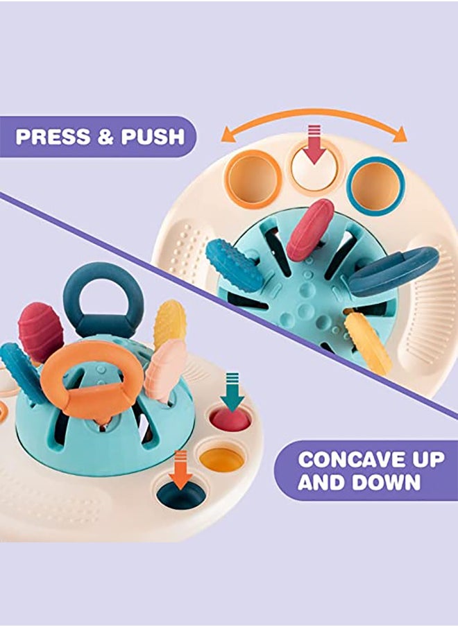 Haidue Baby Sensory Montessori Silicone Toy Developing Fine Motor Skill Birthday Gift for Toddlers  - Image 3