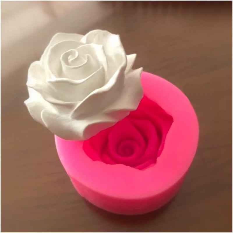 Fogilas 2PCS Rose Flowers Silicone Molds Cake Chocolate Mold Wedding Cake Decorating Tools Fondant Sugarcraft Cake Molds - Image 1