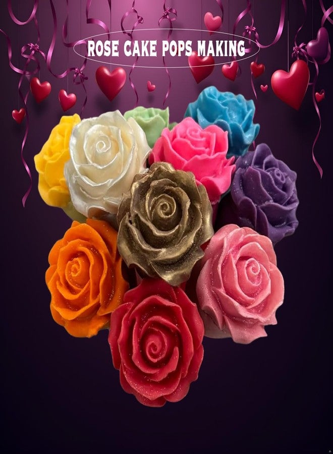 Fogilas 2PCS Rose Flowers Silicone Molds Cake Chocolate Mold Wedding Cake Decorating Tools Fondant Sugarcraft Cake Molds - Image 4