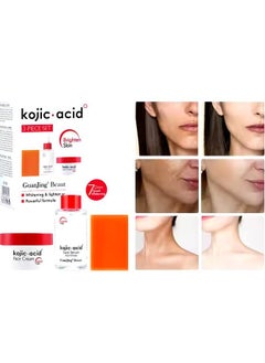 GuanJing Beauty 3Piecs Set Kojic Acid Whitening  Skin Care  - Image 2