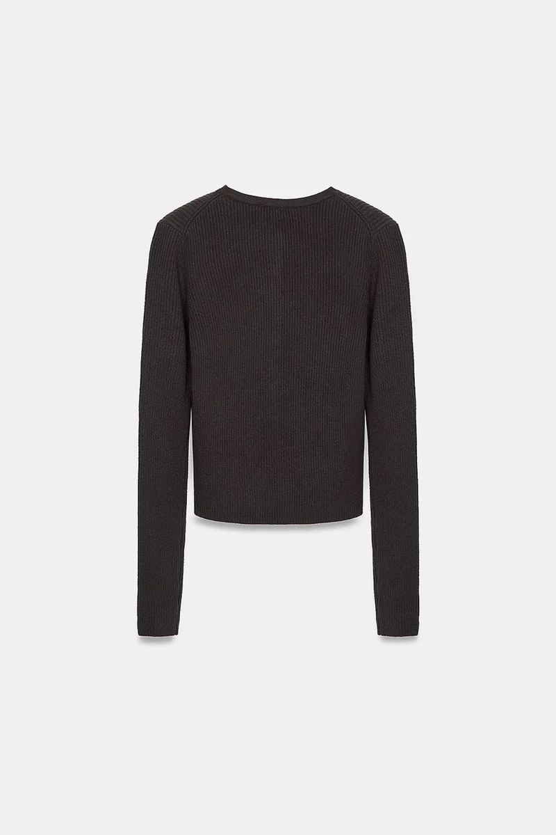 Dilvin Dark Mocha Brown DILVIN Women's Acrylic Wool Blend Sweater for Women | Best Price UAE