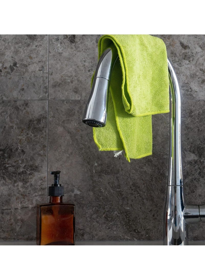 مناشف تنظيف من الألياف الدقيقة، مناشف تلميع السيارات والحمام (10 قطع)، متعددة الألوان - Image 3