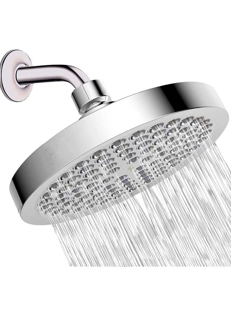 Y&D Shower Head, High Pressure Rain, Luxury Modern Chrome Look, Easy Tool Free Installation, The Perfect Adjustable Replacement For Your Bathroom Heads, Unstimulate Experience  - Image 1