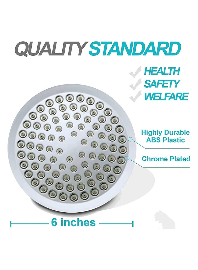 Y&D Shower Head, High Pressure Rain, Luxury Modern Chrome Look, Easy Tool Free Installation, The Perfect Adjustable Replacement For Your Bathroom Heads, Unstimulate Experience  - Image 4