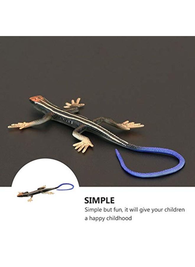 NUOBESTY - Realistic Fake Lizards Artificial Reptile Lizard Models Plastic Lizards Action Figures For Halloween And April Fool'S Day Pranks 2 Pieces - Image 1