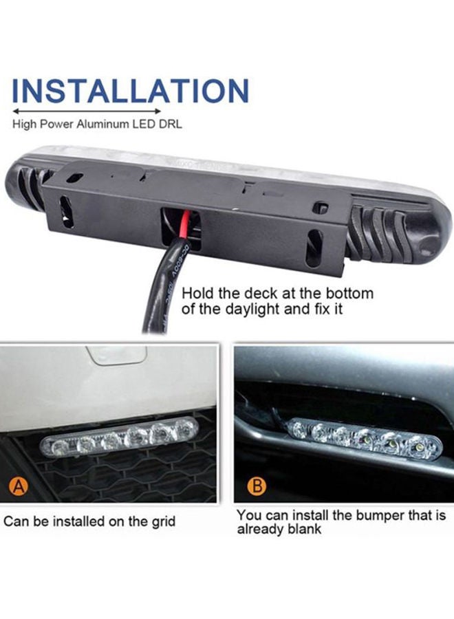 NIBEMINENT 2 -Piece 6 LED Daylight Driving Light  - Image 4