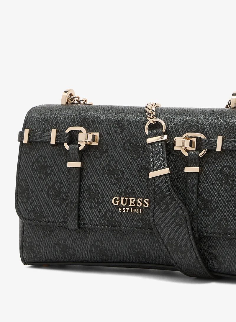 Guess  Leona Logo Convertible Crossbody Bag for Women | Best Price UAE