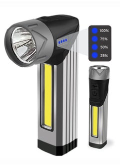 Shopit Multifunctional Folding Flashlight, 90 Degree Folding Flashlight, Mini LED Torch Light for Emergencies Camping, Super Bright Flashlight High Lumens Light  with Clip  - Image 1